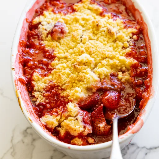 Strawberry Rhubarb Crumble
