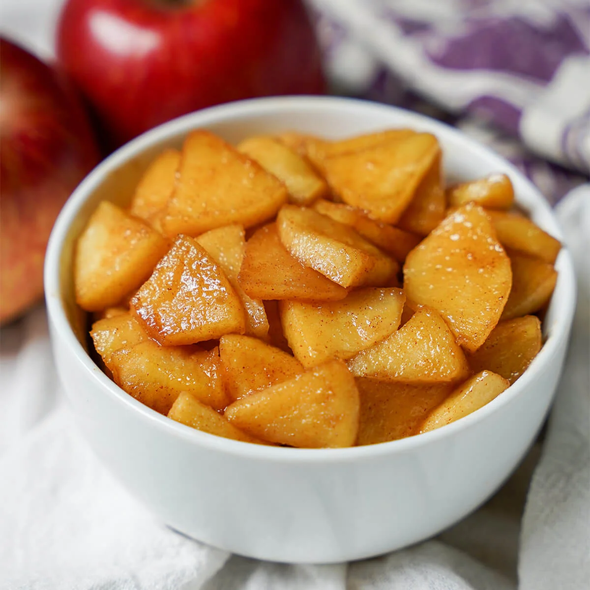 Caramelized apples