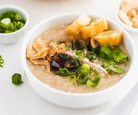 Chinese Preserved Century Egg Pork Congee
