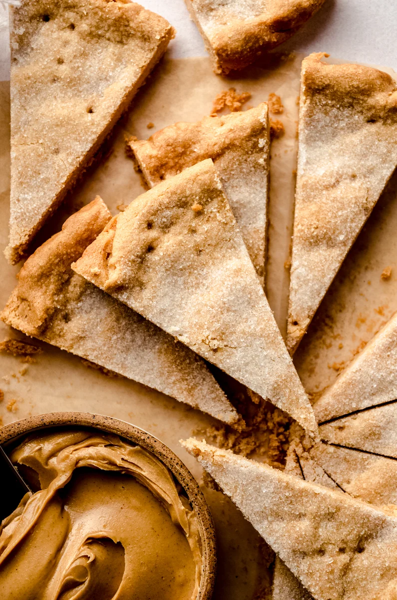 Peanut Butter Shortbread Cookies