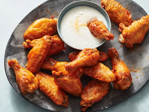 Alitas de pollo en freidora de aire
