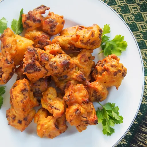 Pakoras de coliflor