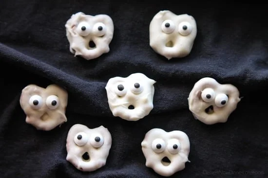 Ghost Pretzels