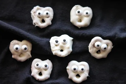 Ghost Pretzels