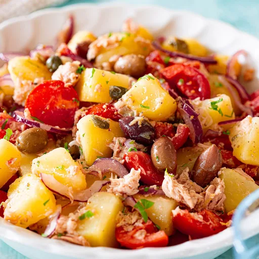 Ensalada italiana de patata y atún