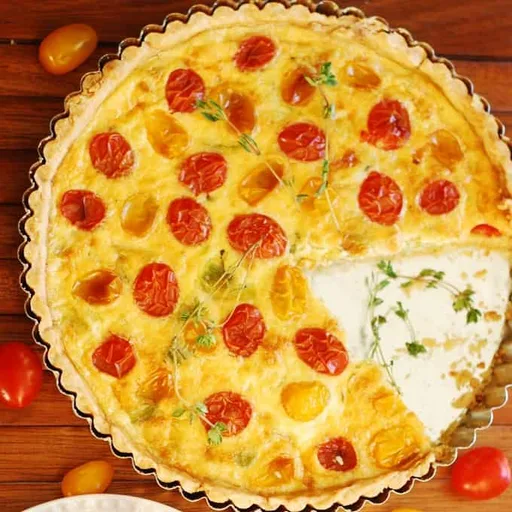 Breakfast Egg and Gruyere Cheese Tart