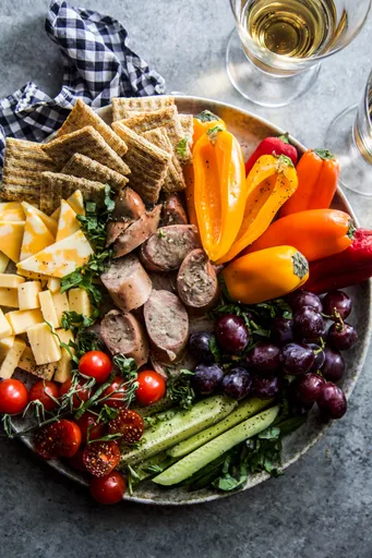 The Ultimate Savory Girl Snack Plate