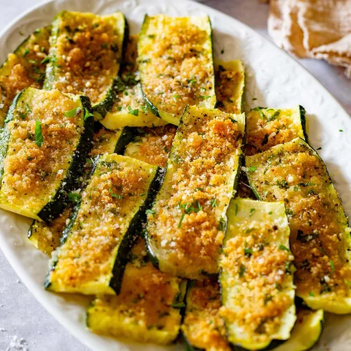 Calabacines Gratinados