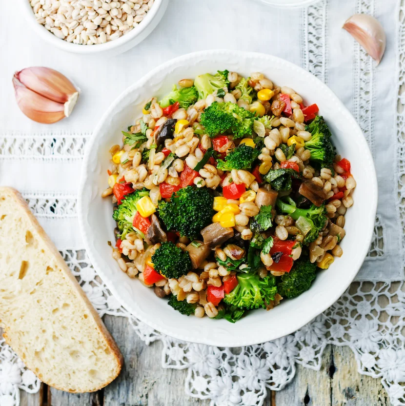 Barley Salad with Roasted Vegetables