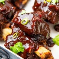 Costillas de ternera ahumadas
