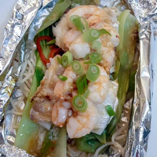 Thai fish parcels