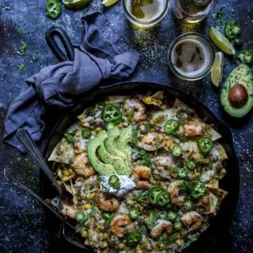 Tequila Shrimp Chilaquiles