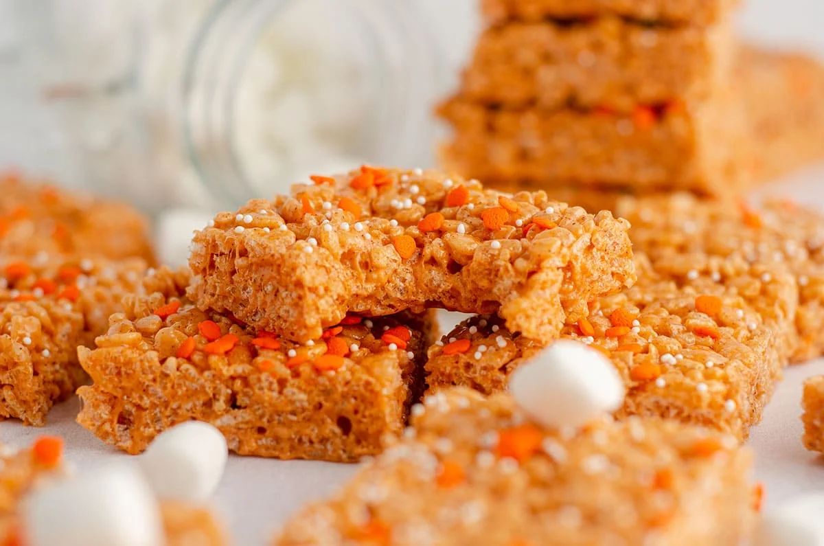 Pumpkin Crispy Treats