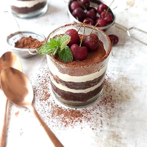 Chocolate Cake Tiramisu (without eggs and butter)