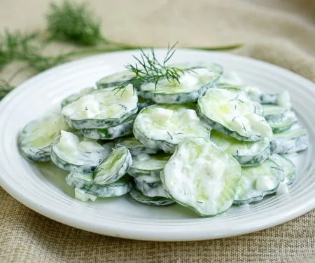 Gurkensalat (German Cucumber Salad)