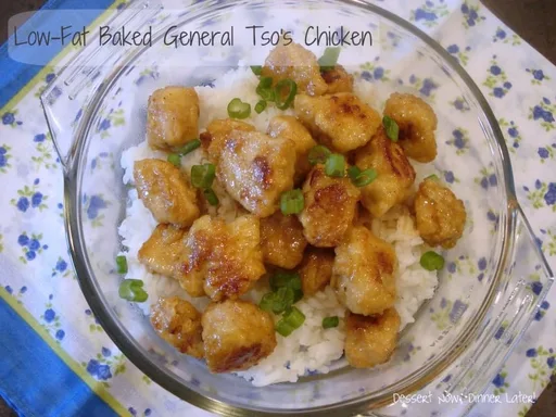 Low-Fat Baked General Tso’s Chicken