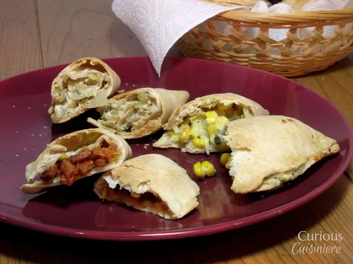 Empanadillas picantes de jamón y cheddar