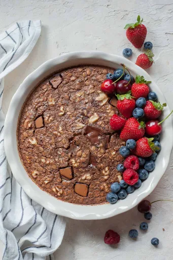 Baked chocolate oatmeal