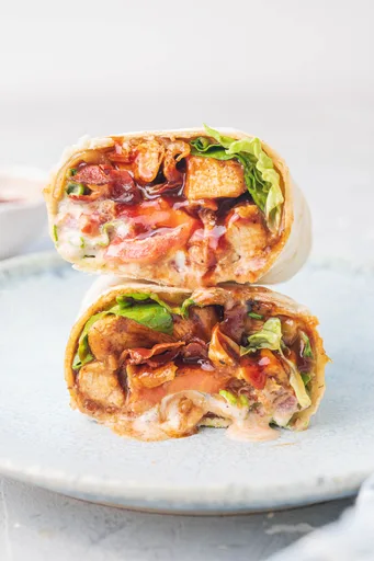 Wrap de pollo a la barbacoa