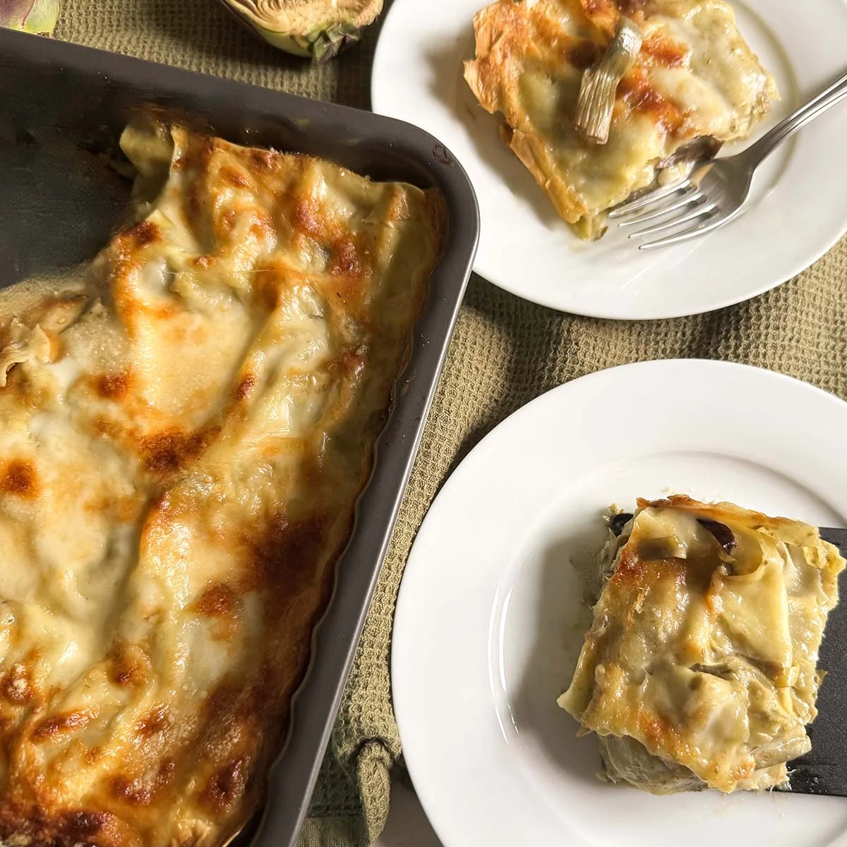 rtichoke Lasagna (Italian Recipe with Béchamel Sauce)