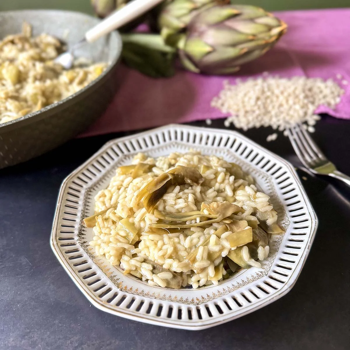 Italian Artichoke Risotto Recipe