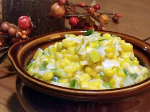 Leek Creamed Corn