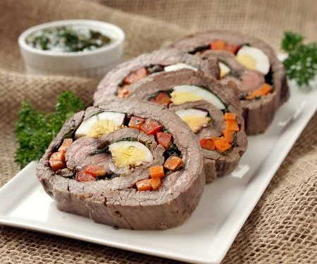 Matambre Arrollado (Argentinian Stuffed Flank Steak)