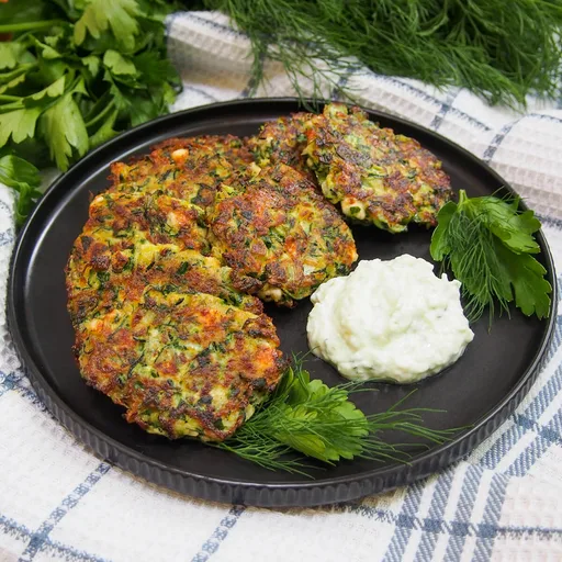 Greek zucchini fritters (kolokithokeftedes)