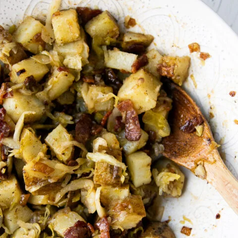 German Style Potatoes and Sauerkraut