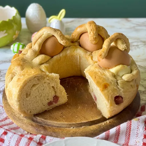 Casatiello Napoletano (Traditional Neapolitan Easter Bread)