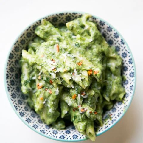 Spinach Avocado Pasta