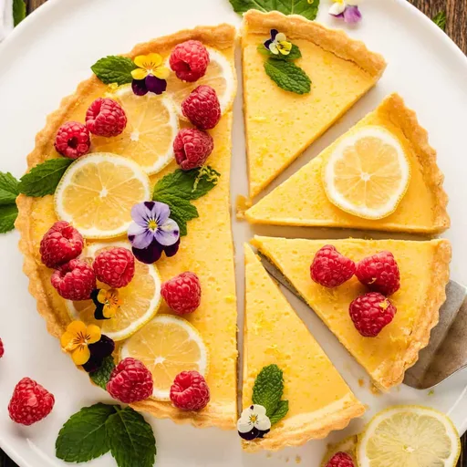 Tarta de limón francesa clásica