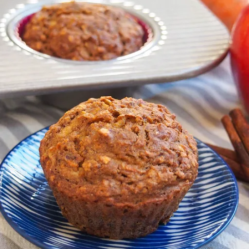 Carrot apple muffins