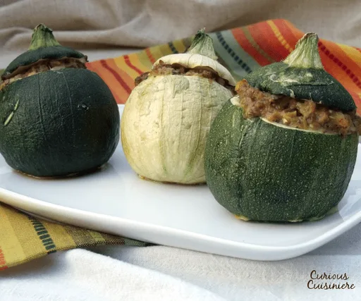 Petits Farcis (calabacines rellenos de salchicha al estilo provenzal)