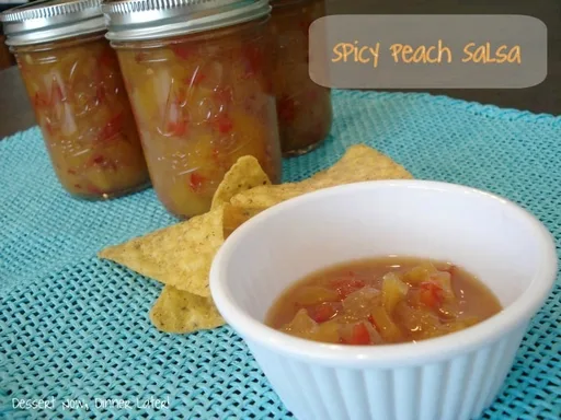 Salsa picante de melocotón
