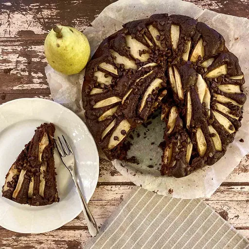 Italian Chocolate Pear Cake