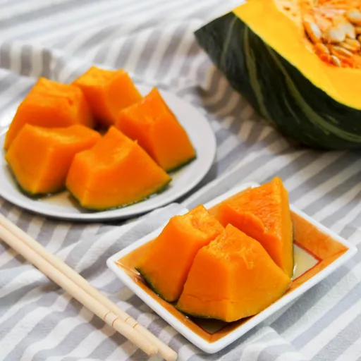 Kabocha no nimono (Japanese simmered squash)