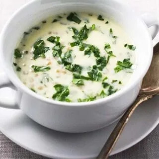 Yogurt soup (Ash Doogh)