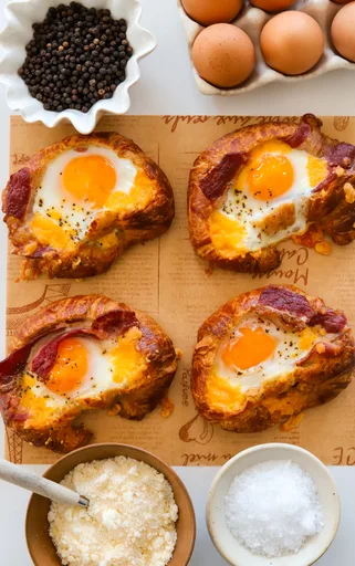 Croissant Egg Boats