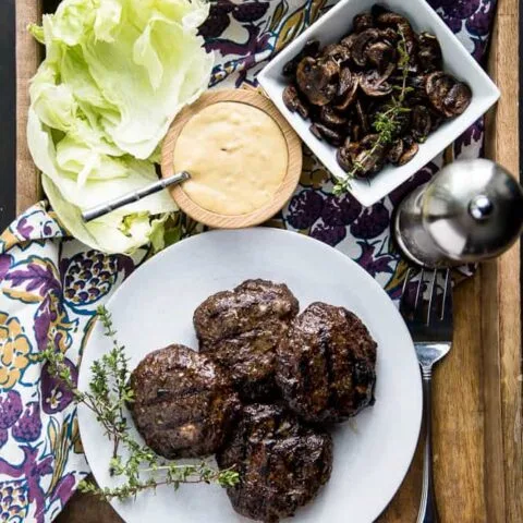 Best Mushroom Burger Recipe Roasted Garlic Aioli