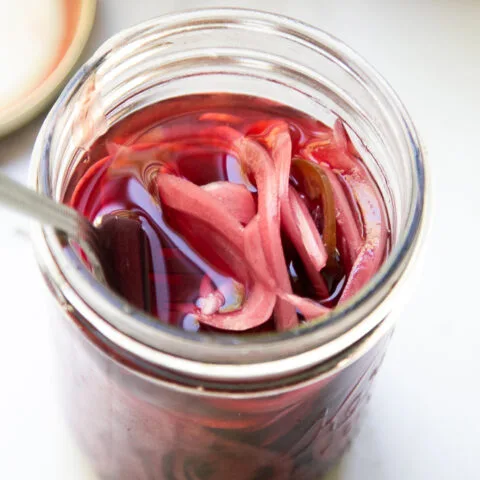 Microwave Pickled Onions and Jalapenos