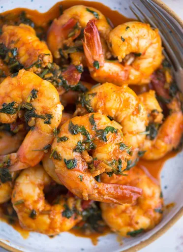 15 minutes Chili Garlic Shrimps