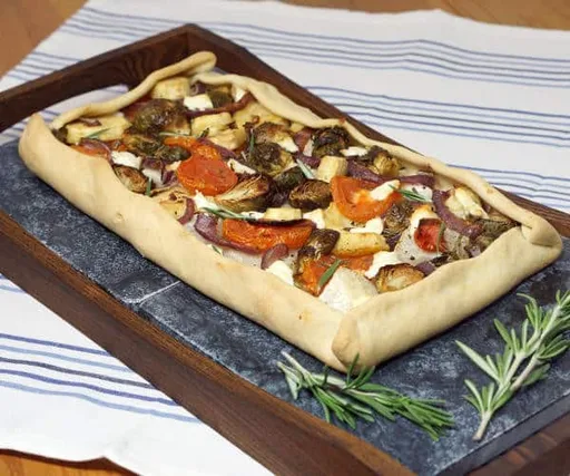 Tarta provenzal rústica de verduras de invierno