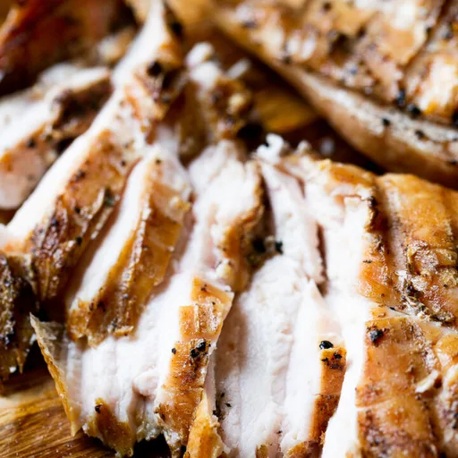 Pechuga de pollo ahumada en ahumador de pellet