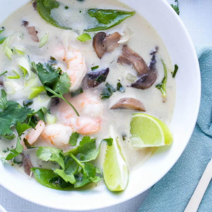 Tom Kha Shrimp (Coconut Shrimp Soup)