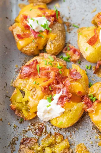 Loaded Smashed Potatoes
