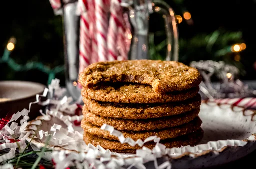 Chewy Gingersnap Cookies