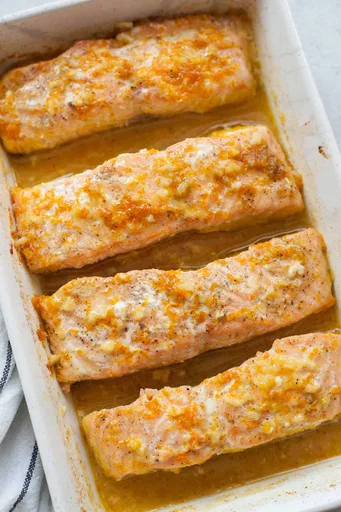 Salmón a la Naranja y Arce