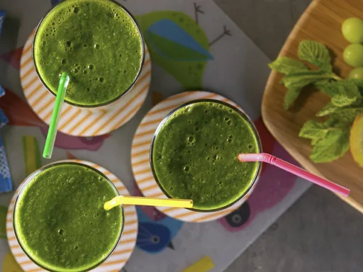 Batido verde intenso