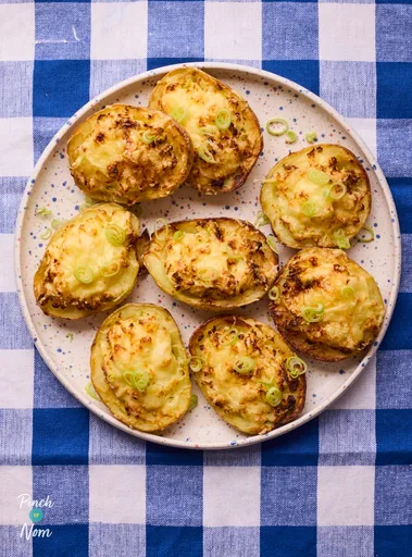 Loaded Potato Skins | Slimming & Weight Watchers Friendly